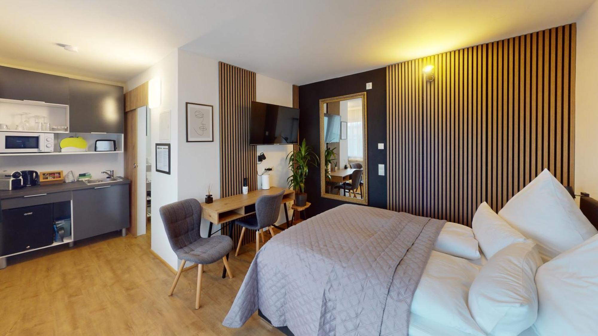 Budget Studio - 2 Einzelbetten - Parkplatz Dornbirn Ngoại thất bức ảnh